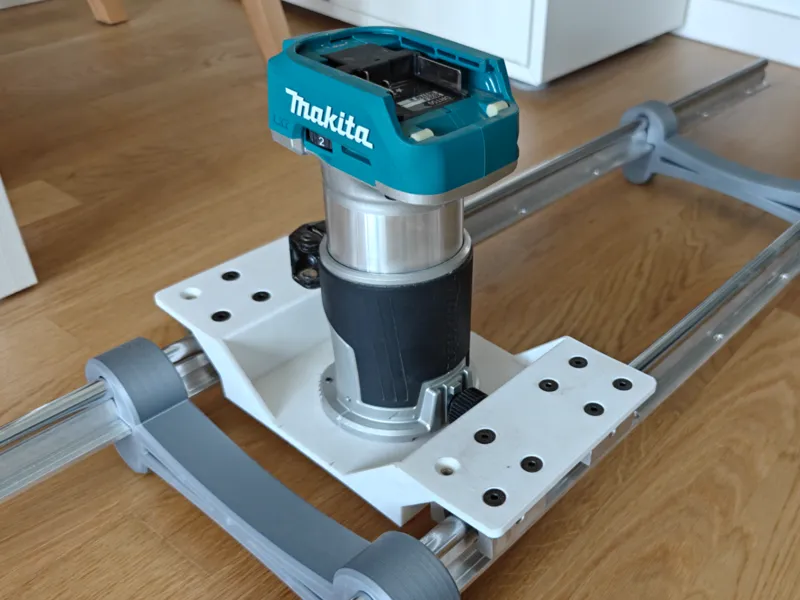 Slab Flattening Jig - Router Sled