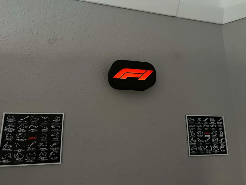 F1 Logo Light Box (NO AMS)