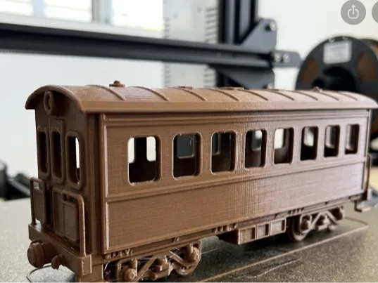 vintage passenger train (scale H0)