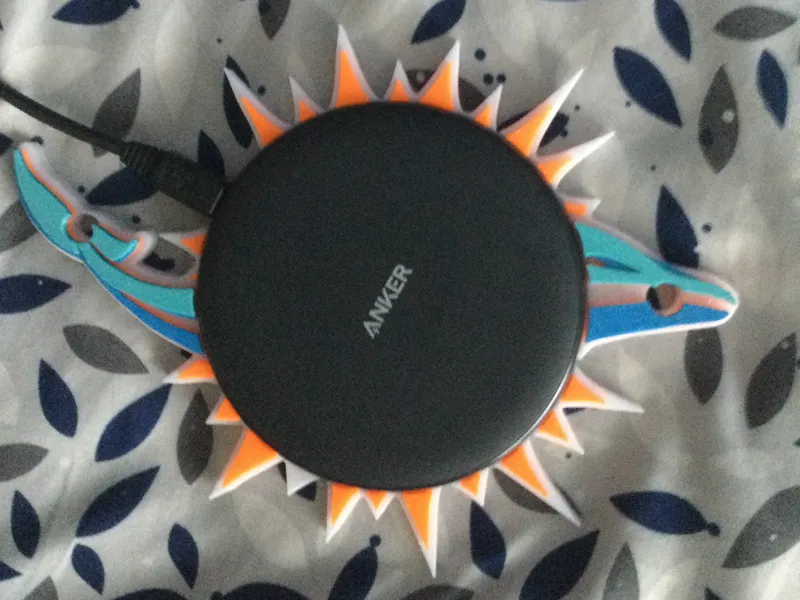 Miami Dolphins wireless anker phone charger