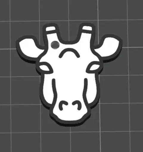Porte clef Girafe view 2