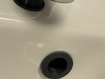 Bathroom Sink Overflow Cover Plug