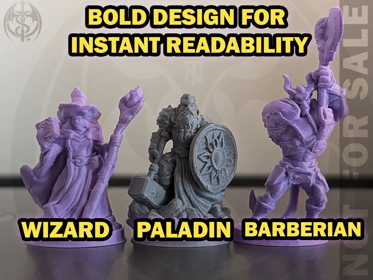 All 12 Classes for DnD + Dog - Supportless minis view 3