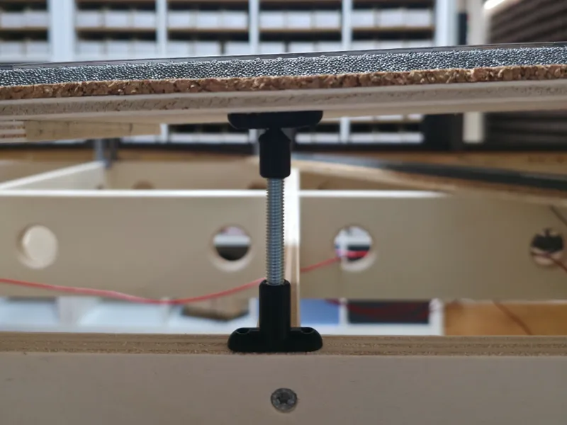 Adjustable Spacers for Model Train Layouts