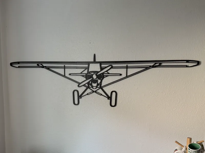 Carbon Cub Plane Wall Art