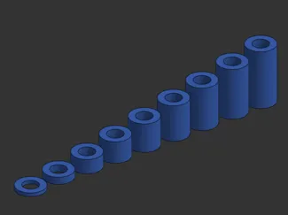 1/4" Screw Spacers