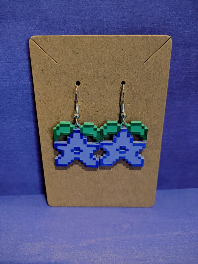 Stardew Valley Star Drop Earrings