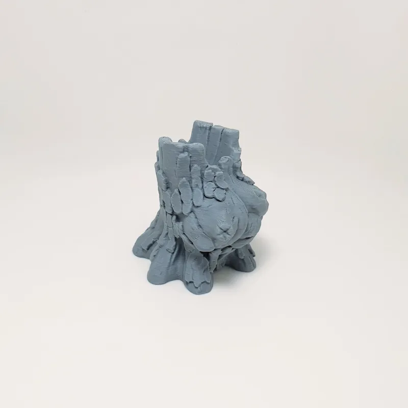 Ancient Tree Stump with Bark Burl Miniature - Free 3D Print Model ...