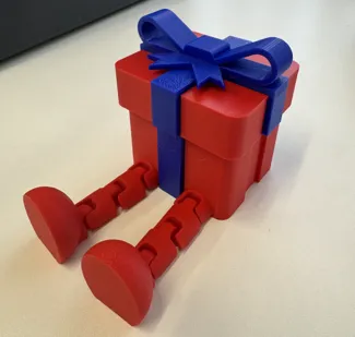 Geschenk mit Beinen