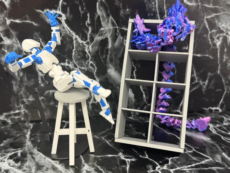 IKEA Kallax Shelving Unit (10% scale)