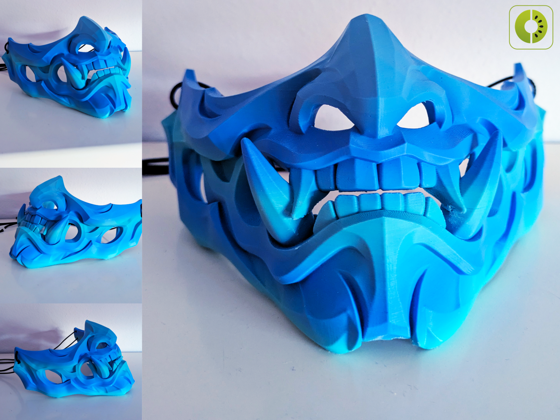 Oni-Inspired Fantasy Mask – Cosplay Accessory - 1