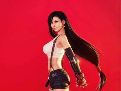 hueForge Tifa fan art by Sreliata