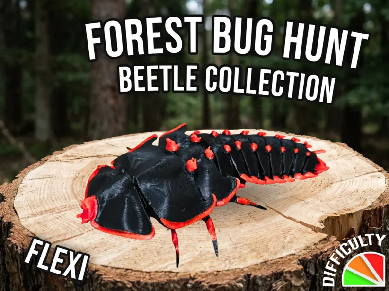 Realistic Flexi Trilobite Beetle - Platerodrilus