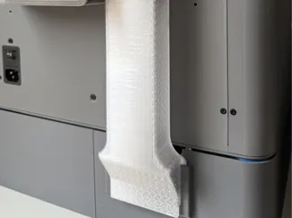 P2S Poop Chute, exhaust, for underprinter drawer. 