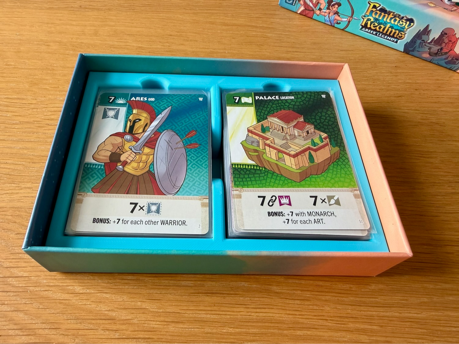 Fantasy Realms - Greek Legends Insert (Sleeved)