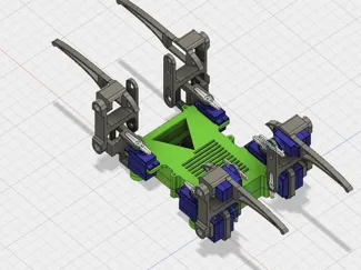 Spider quadruped Arduino Nano