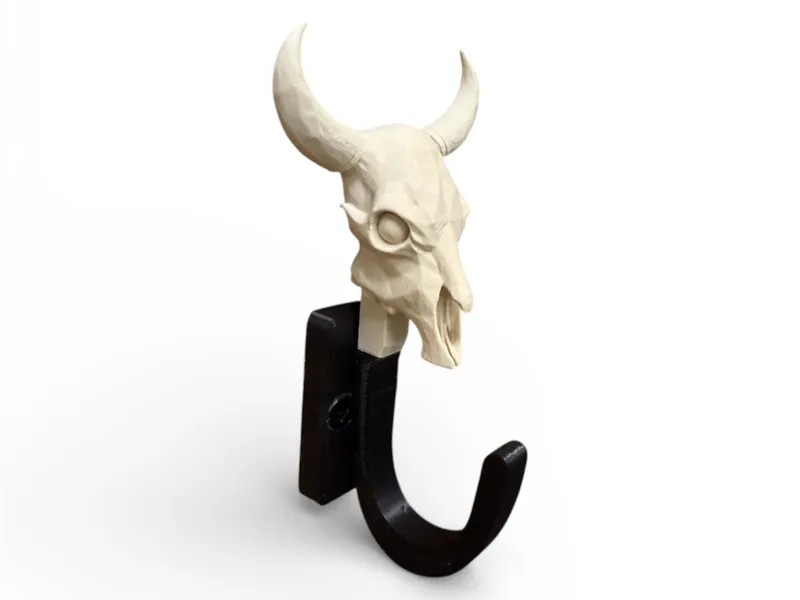 Bull Skull Hanging Hook