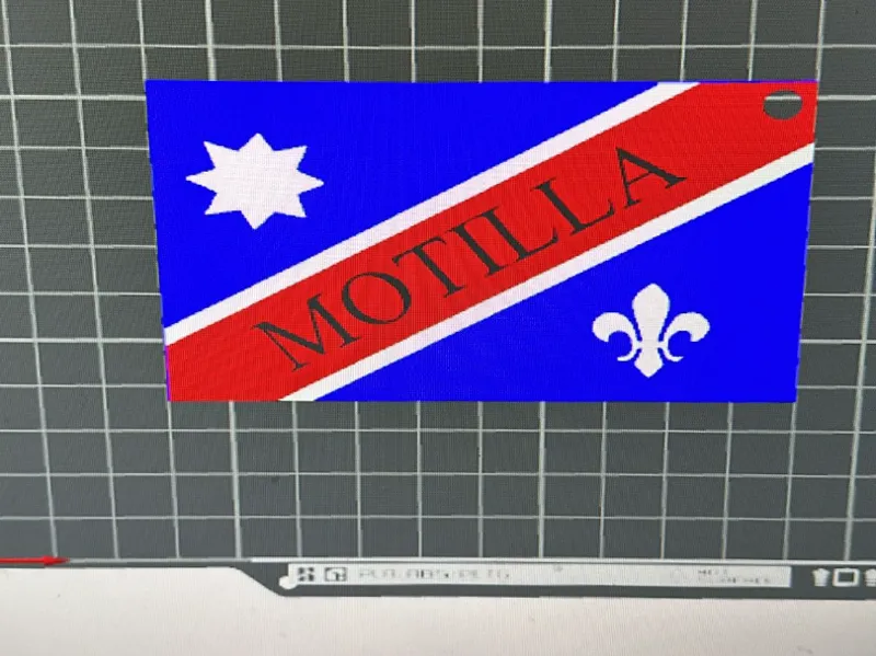llavero M;otilla del Palancar bandera