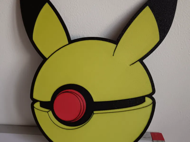 Décoration murale Pokeball Pikachu
