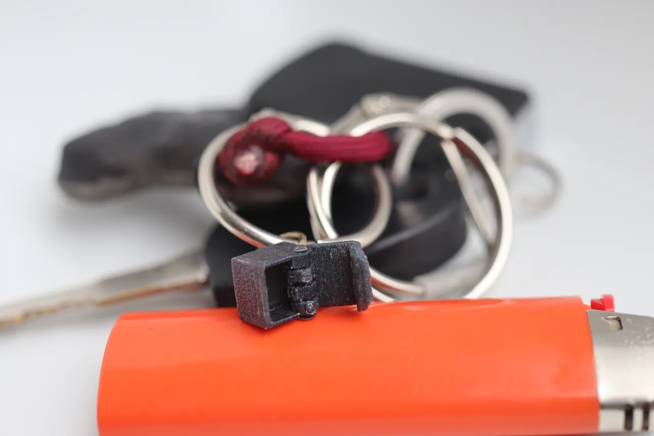 Nano Safe for Keychains or Earrings view 2