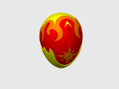 digi egg of courage for cosplay