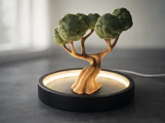 Modern LED Bonsai,Elegant,Minimal,Effortless Print