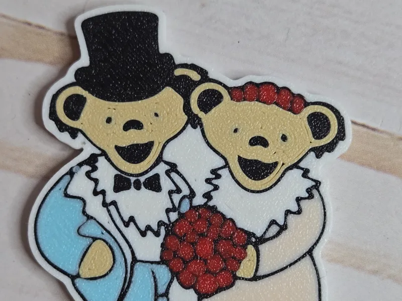 Bride and Groom Grateful Dead Bears