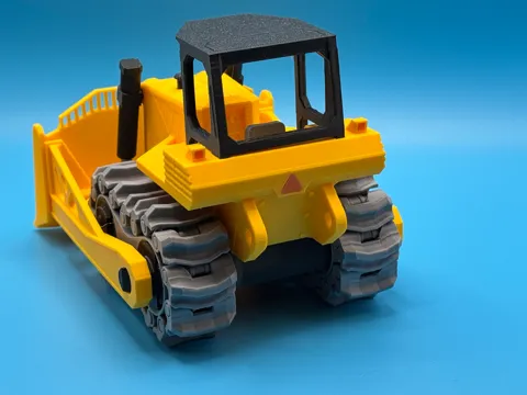 Toy Bulldozer view 4