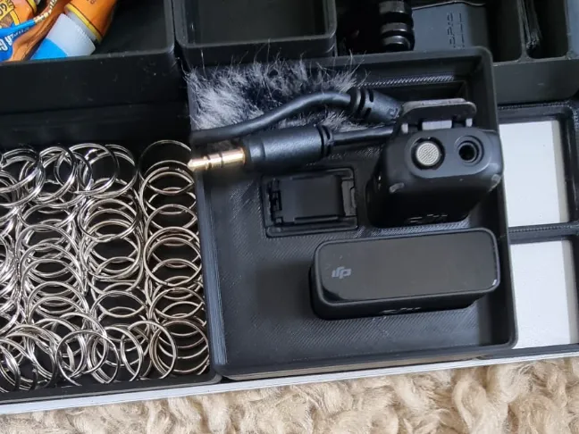 DJI mic 1 1tx 1rx gridfinity bin