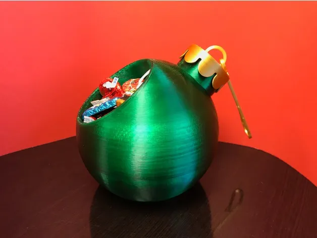 Christmas Ornament Candy Dish