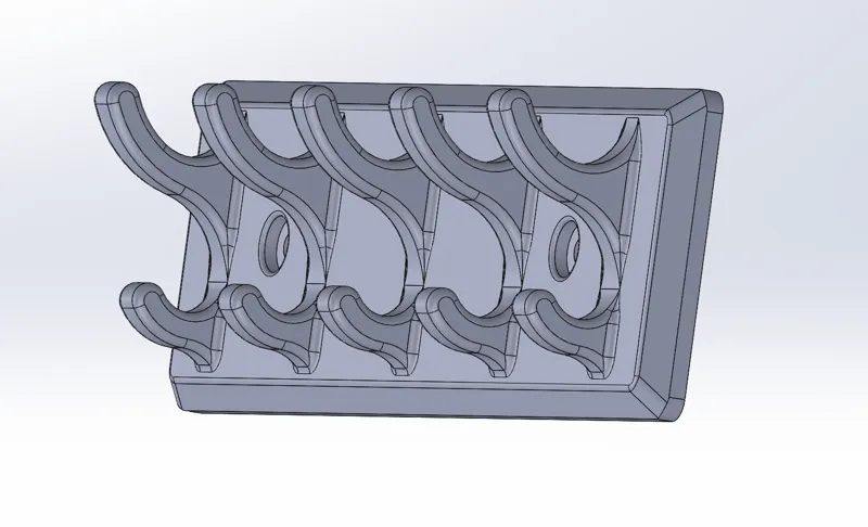 Double row Coat hook