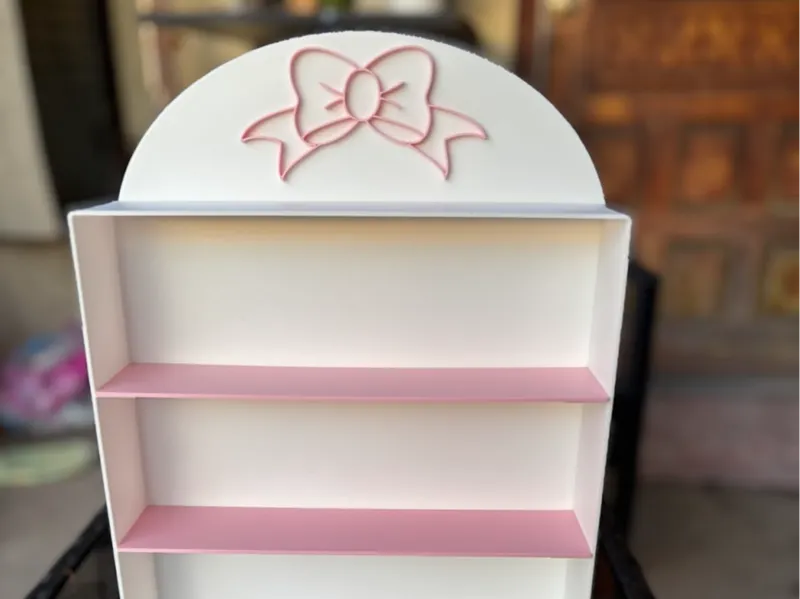 Coquette Bow Display Shelf Figurines