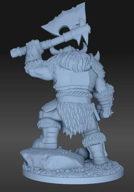 Orc Warlord - Heavy Armor Miniature - D&D by mjrko84 MakerWorld ...