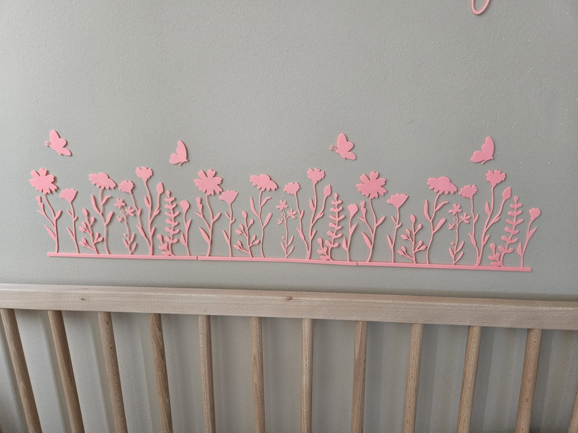 Wall art meadow flowers