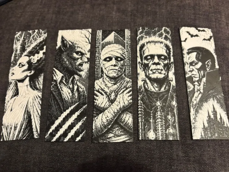 Midnight Monsters bookmarks