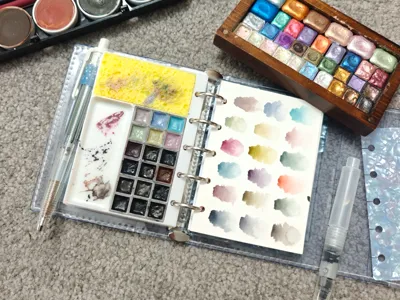 m5 loose-leaf notebook portable watercolor box