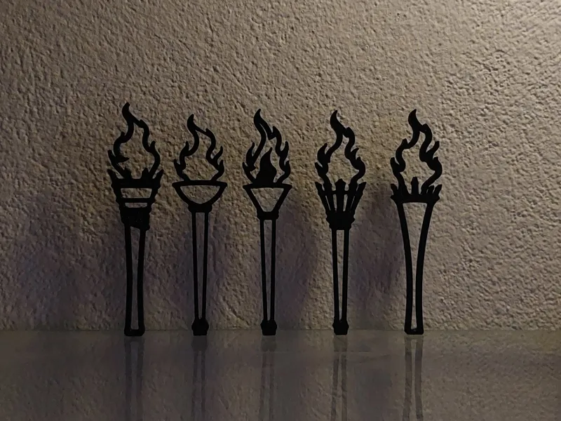Torch silhouette