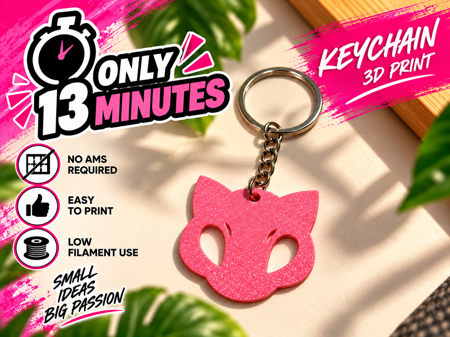Mew Pokémon Keychain – 13 Min | No AMS 3D model