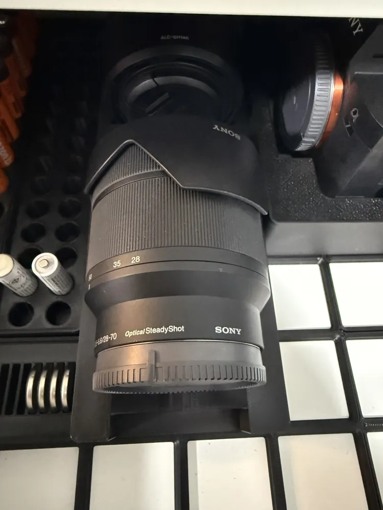 Gridfinity Sony lens case by Paras Kannan MakerWorld: Download Free 3D ...