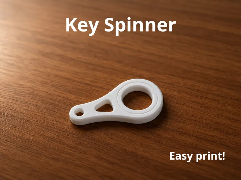 Fidget Spinner Keychain