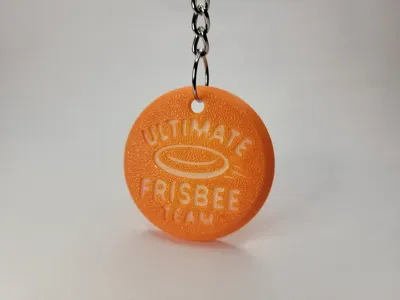 Frisbee Keychain