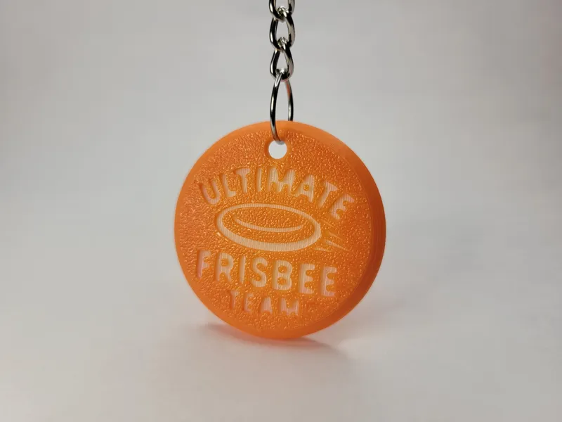 Frisbee Keychain