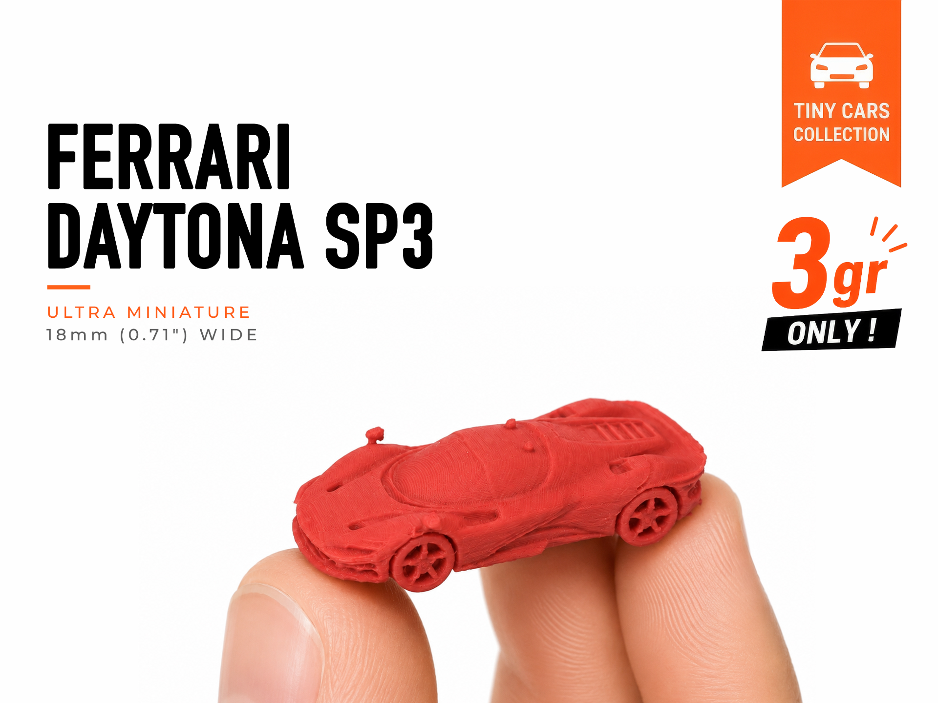 Tiny Ferrari Daytona SP3 - Mini Cars Series