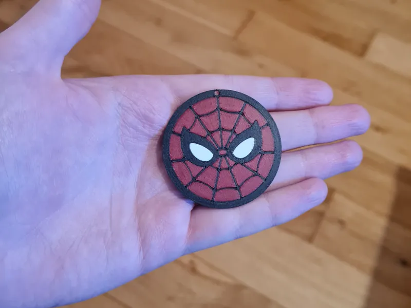 Spiderman keyring