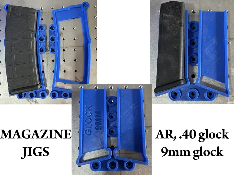 Laser Jigs for PMAGS and Pistol Mags
