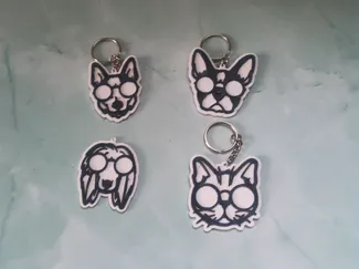 Llaveros de mascotas – Serie 3 (4 Modelos)