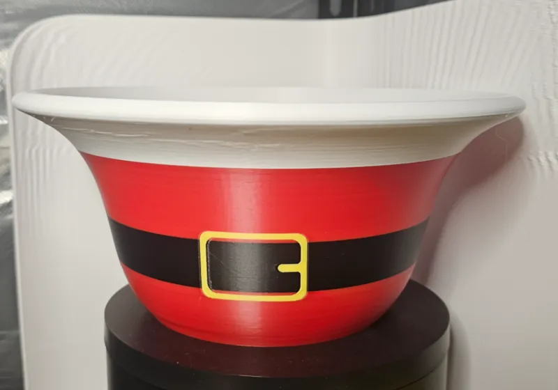 Santa Belly Christmas Bowl