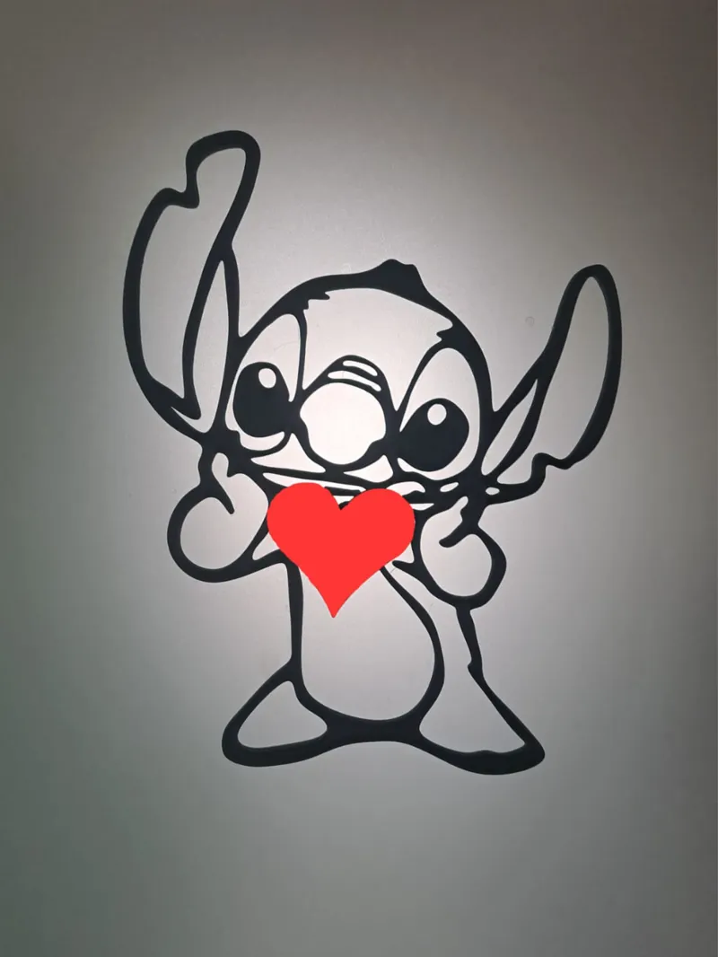 Sweet Valentine's Day Stitch 2d art