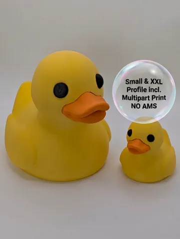 Accesorio para impresora 3D: Classic Rubber Duck, Small & XXL, Multipart No Ams — vista de referencia 2