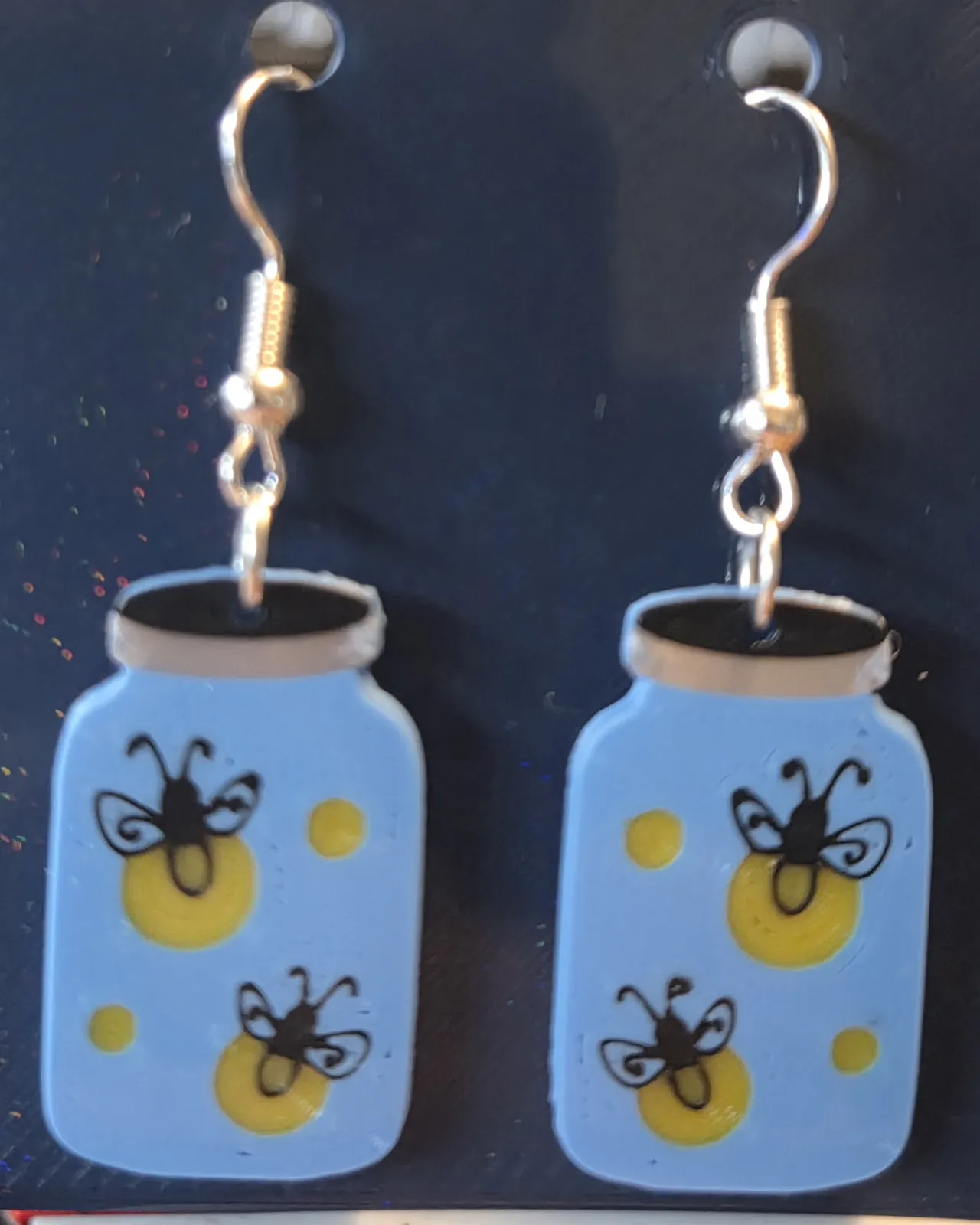 Fireflies in a Jar Earrings view 2
